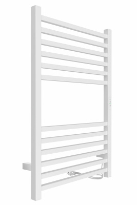 INDIGO Attic Полотенцесушитель электрический 800х500 LСLATCE80-50WMRt Матовый белый от интернет-магазина Purezza 