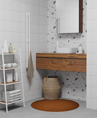 INDIGO Style Полотенцесушитель электрический 1200х100 LSE120-10WMRt Матовый белый от интернет-магазина Purezza 