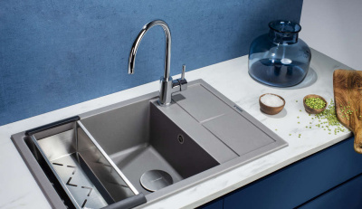 Omoikiri Sumi 78-LB-BL Кухонная мойка 78x50 см 4993719 Черный от интернет-магазина Purezza 