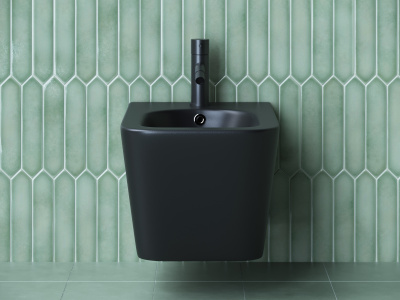 Ceramicanova Metric Подвесное биде CN3008MB Черный матовый от интернет-магазина Purezza 