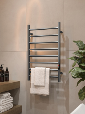 Maxonor IDEAL Электрический полотенцесушитель 800х500 PL-TRE10SS8-9 (50) Матовый графит от интернет-магазина Purezza 