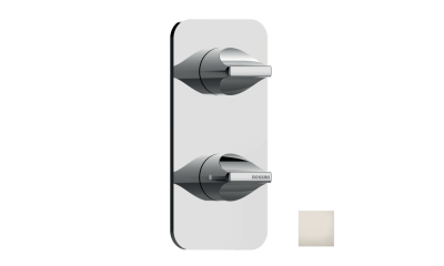 BOSSINI Apice Наружная часть термостата HighFlow с цельной панелью Z035202.094 Шлифованный никель от интернет-магазина Purezza 