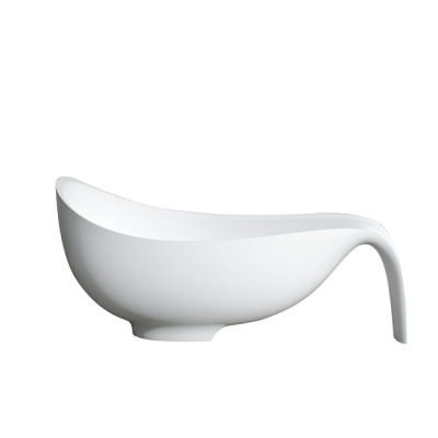 Maxonor SIRENA Ванна из искусственного камня 2050х850х850 PL-BT2807 Белый матовый от интернет-магазина Purezza 