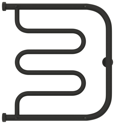 Сунержа Лира 2 полки+ Водяной полотенцесушитель 500х500 15-4012-5050 Темный титан муар от интернет-магазина Purezza 