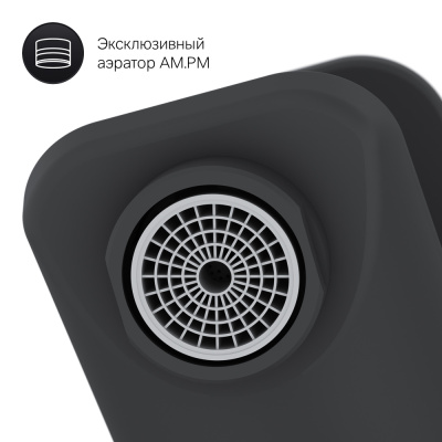 AM.PM X-Joy Смеситель для раковины F85A02122 Черный от интернет-магазина Purezza 