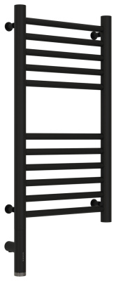 Сунержа Богема 3.0 прямая Электрический полотенцесушитель 600х300 Матовый черный от интернет-магазина Purezza 