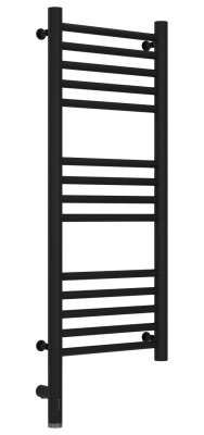 Сунержа Богема 3.0 прямая Электрический полотенцесушитель 800х300 Матовый черный от интернет-магазина Purezza 