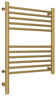 Сунержа Богема 3.0 прямая Электрический полотенцесушитель 600х500 Матовое золото от интернет-магазина Purezza 