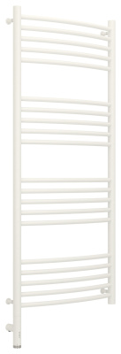 Сунержа Богема 3.0 выгнутая Электрический полотенцесушитель 1200х500 Матовый белый от интернет-магазина Purezza 