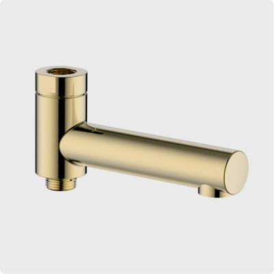 Aquame Излив поворотный с картриджем AQM8301BG Шлифованное золото от интернет-магазина Purezza 