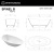 Whitecross Spinel B Ванна отдельностоящая 155х73х60.5 0210.155073.200 Белый матовый от интернет-магазина Purezza 