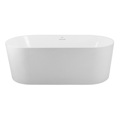 Belbagno Овальная акриловая ванна в комплекте со сливом-переливом 170x79x59 BB411-1700-800 от интернет-магазина Purezza 