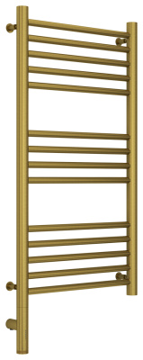 Сунержа Богема 3.0 прямая Электрический полотенцесушитель 800х400 Состаренная латунь от интернет-магазина Purezza 