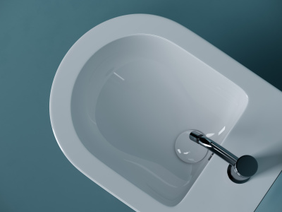 Ceramicanova Uno Подвесное биде CN11002 Белый от интернет-магазина Purezza 