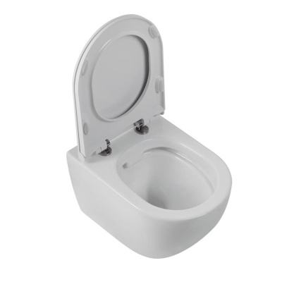 Cezares STYLUS Унитаз подвесной безободковый CZR-513-TH-R Белый от интернет-магазина Purezza 