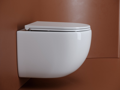 Ceramicanova Up Подвесной унитаз, безободковый, смыв торнадо CN4007 Белый от интернет-магазина Purezza 