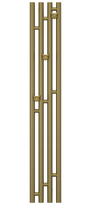Сунержа Кантата 3.0 Электрический полотенцесушитель 1200х159 Состаренная бронза от интернет-магазина Purezza 