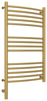 Сунержа Богема 3.0 выгнутая Электрический полотенцесушитель 800х500 Матовое золото от интернет-магазина Purezza 