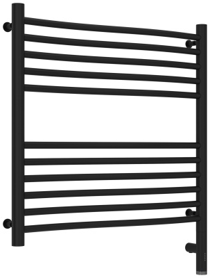 Сунержа Флюид 3.0 Электрический полотенцесушитель 600х600 Матовый черный от интернет-магазина Purezza 