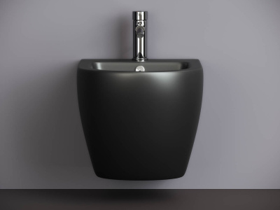 Ceramicanova Metropol Подвесное биде CN4003MB Черный матовый от интернет-магазина Purezza 
