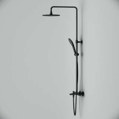 AM.PM Like Душевая система c термостатом F0780522 Черный от интернет-магазина Purezza 