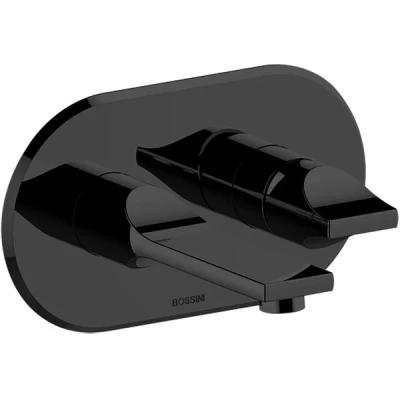 BOSSINI Apice Смеситель для раковины из стены, однорычажный Z00549.073 Матовый черный от интернет-магазина Purezza 