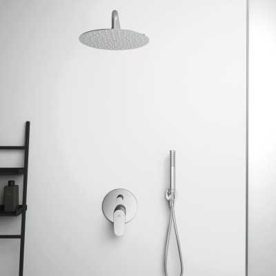 Ideal Standard IDEALRAIN LUXE Круглый верхний душ Ø250 мм B0384MY Сталь от интернет-магазина Purezza 