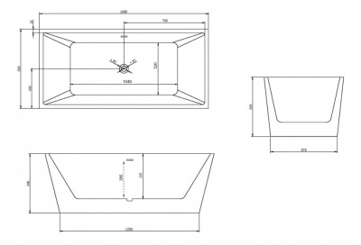 ABBER Акриловая ванна 150x80x60 AB9224-1.5 от интернет-магазина Purezza 