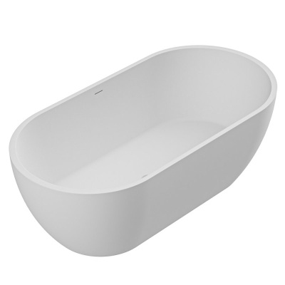 Cezares Stylus Solid Surface Ванна из искусственного камня 1600х800х540 CZR-STYLUS-160-80-54-SSB Белый матовый от интернет-магазина Purezza 