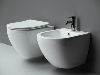 Ceramicanova Metropol Подвесное биде CN4003 Белый от интернет-магазина Purezza 