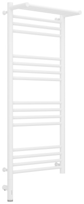 Сунержа Богема с полкой 3.0 Электрический полотенцесушитель 1000х400 Матовый белый от интернет-магазина Purezza 