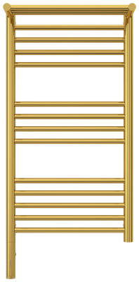 Сунержа Богема с полкой 3.0 Электрический полотенцесушитель 800х400 Золото от интернет-магазина Purezza 