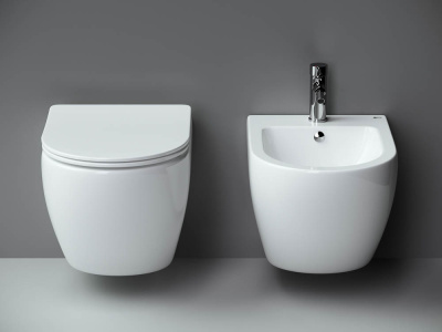 Ceramicanova Metropol Подвесное биде CN4003 Белый от интернет-магазина Purezza 