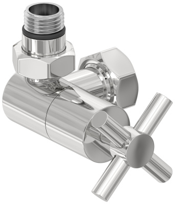 Сунержа Вентиль 3D левый (крест) G 1/2" НР х G 3/4" НГ 00-1410-1234 от интернет-магазина Purezza 
