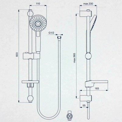 Ideal Standard BD001AA CЕRAFLEX Промо комплект (B1713AA+B1721AA+B2620AA) от интернет-магазина Purezza 