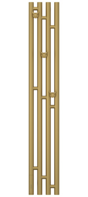 Сунержа Кантата 3.0 Электрический полотенцесушитель 1200х159 Матовое золото от интернет-магазина Purezza 