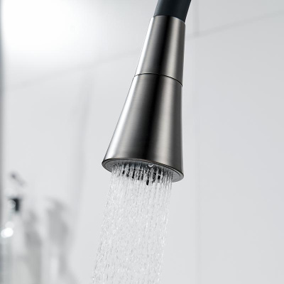 Shevanik Гибкий излив для смесителя S543T-3 SC13T Оружейная сталь от интернет-магазина Purezza 