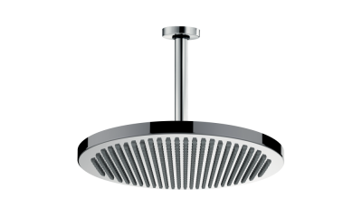 BOSSINI Apice Верхний душ 280 мм, с потолочным кронштейном 300 мм H31430G.030 от интернет-магазина Purezza 