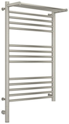 Сунержа Богема с полкой 3.0 Электрический полотенцесушитель 800х500 Сатин от интернет-магазина Purezza 