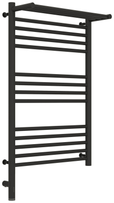 Сунержа Богема с полкой 3.0 Электрический полотенцесушитель 800х500 Темный титан муар от интернет-магазина Purezza 