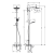 Hansgrohe Crometta Showerpipe S 240 душевая стойка, термостат для ванны, верхний душ 240мм, цвет: хром, 27320000 от интернет-магазина Purezza 