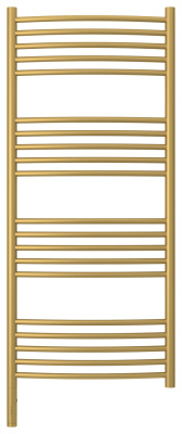 Сунержа Богема 3.0 выгнутая Электрический полотенцесушитель 1200х500 Матовое золото от интернет-магазина Purezza 