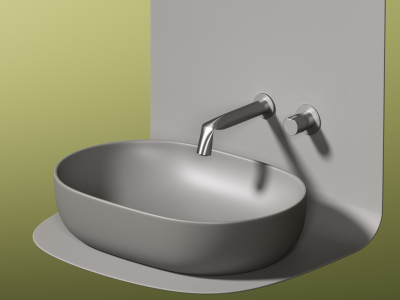 Ceramicanova Element Умывальник накладная чаша овальная 60х41.5 CN6047MH Антрацит матовый от интернет-магазина Purezza 