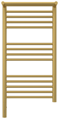 Сунержа Богема с полкой 3.0 Электрический полотенцесушитель 800х400 Матовое золото от интернет-магазина Purezza 