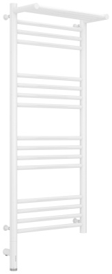 Сунержа Богема с полкой 3.0 Электрический полотенцесушитель 1000х400 Белый от интернет-магазина Purezza 