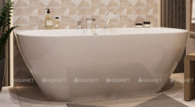 Aquanet Family Stone Ванна из искусственного камня 170х85 AQ-00332890 от интернет-магазина Purezza 
