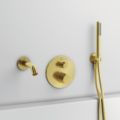 Ideal Standard JOY Настенный излив 180 мм BC805A2 Золото от интернет-магазина Purezza 