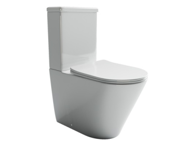 Ceramicanova Highlight Унитаз компакт напольный с бачком CN1802 Белый от интернет-магазина Purezza 