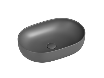 Ceramicanova Element Умывальник накладная чаша овальная 60х41.5 CN6047MH Антрацит матовый от интернет-магазина Purezza 