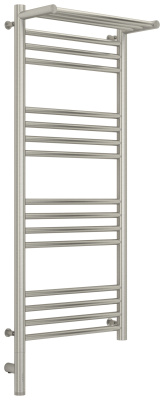 Сунержа Богема с полкой 3.0 Электрический полотенцесушитель 1000х400 Сатин от интернет-магазина Purezza 